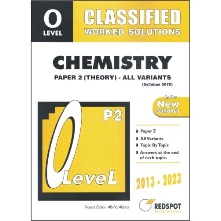 Picture of O Level Classified Chemistry P2 (All Variants)