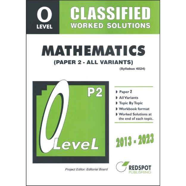 Picture of O Level Classified Mathematics P2 (All Variants) 