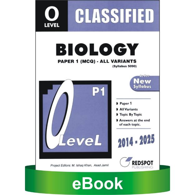 Picture of O Level Classified Biology P1  MCQ (All Variants)